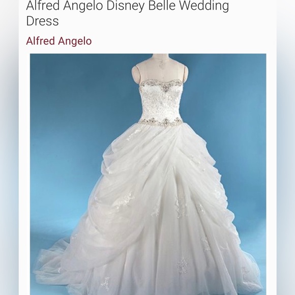 alfred angelo disney fairy tale weddings bridal collection (belle) - Picture 3 of 6